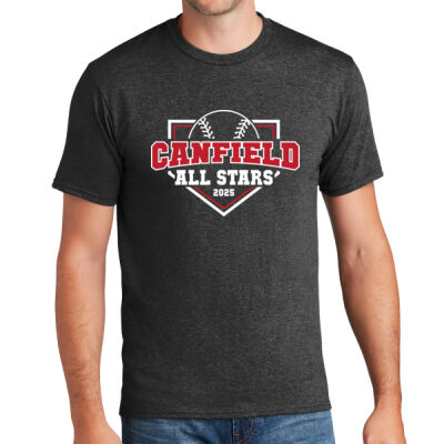 9U Canfield All-Stars Dark Heather Grey Adult Tee Thumbnail